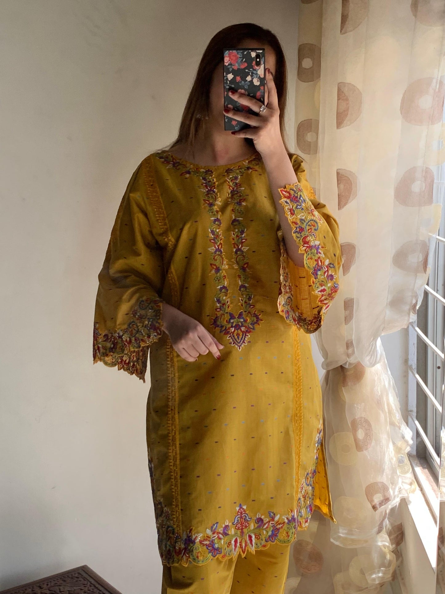 Eid Collection Cutwork Bindi Embroidery 2PC